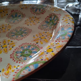 Embossed Serving Plate in Homewares from Oriana B www.orianab.com