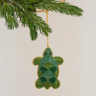 Embroidered Turtle Christmas Tree Decoration in Christmas Decorations from Oriana B www.orianab.com