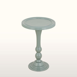 Enamel Side Table | Sky Blue in Furniture from Oriana B www.orianab.com