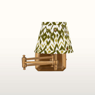 Extendable Brass Wall Light | Green in Lighting from Oriana B www.orianab.com
