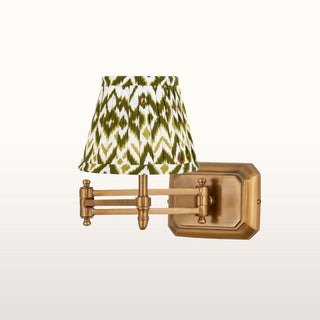 Extendable Brass Wall Light | Green in Lighting from Oriana B www.orianab.com