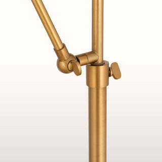 Floor Lamp with Black Cone Shade in Lighting from Oriana B www.orianab.com