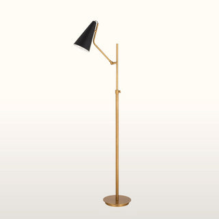 Floor Lamp with Black Cone Shade in Lighting from Oriana B www.orianab.com
