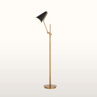 Floor Lamp with Black Cone Shade in Lighting from Oriana B www.orianab.com