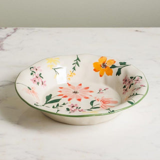 Floral Pasta Dish - SAMPLE in Outlet from Oriana B www.orianab.com