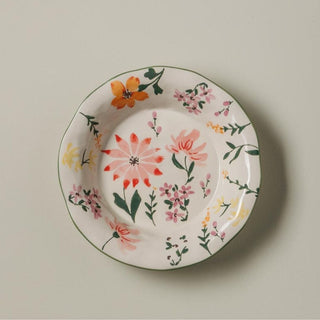 Floral Pasta Dish - SAMPLE in Outlet from Oriana B www.orianab.com