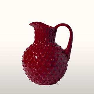 Garnet Red Stoneware Jug in Homewares from Oriana B www.orianab.com