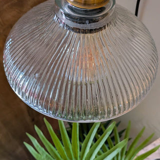 Glass & Brass Wall Light in Lighting from Oriana B www.orianab.com