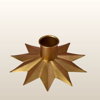 Gold Star Candle Holder in Homewares from Oriana B www.orianab.com