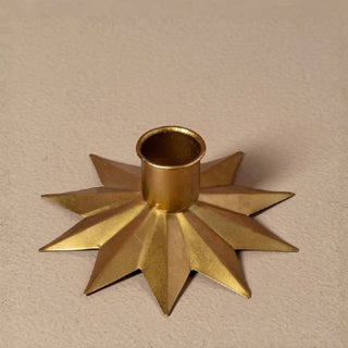 Gold Star Candle Holder in Homewares from Oriana B www.orianab.com