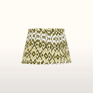 Green Enamel Table Lamp | Green Pleated Lampshade in Lighting from Oriana B www.orianab.com
