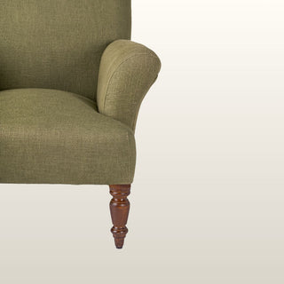 Green Linen Armchair in Furniture from Oriana B www.orianab.com