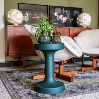 Green Metal Side Table in Furniture from Oriana B www.orianab.com