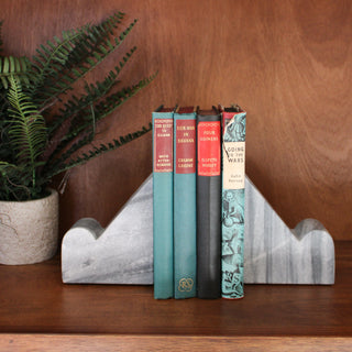 Grey Marble Bookends in Homewares from Oriana B www.orianab.com