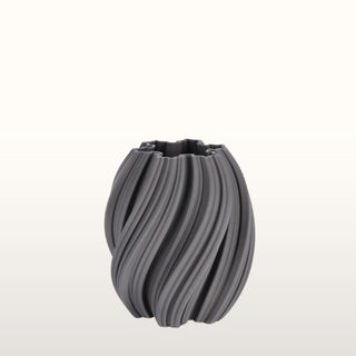 Grey Swirl Vase | 21cm in Vases & Plant Pots from Oriana B. www.orianab.com