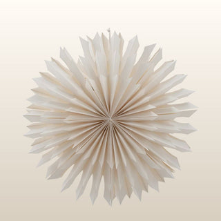 Handmade White Paper Star | 55cm in Christmas from Oriana B www.orianab.com