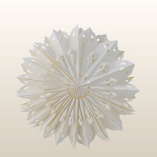 Handmade White Paper Star | 76cm in Christmas from Oriana B www.orianab.com