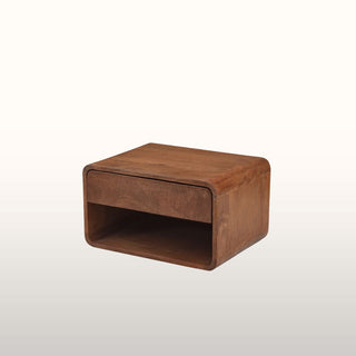 Hanging Bedside Table | Medium Tone Wood in Furniture from Oriana B www.orianab.com