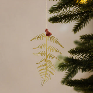 Hanging Iron Leaf Christmas Decoration in Christmas from Oriana B www.orianab.com