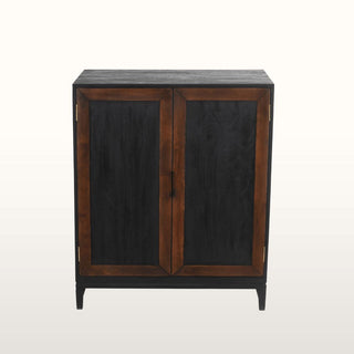 Inlay Bar Cabinet | Black & Wood in Furniture from Oriana B www.orianab.com