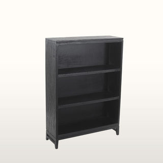 Inlay Mid Height Bookcase | Black in Furniture from Oriana B www.orianab.com