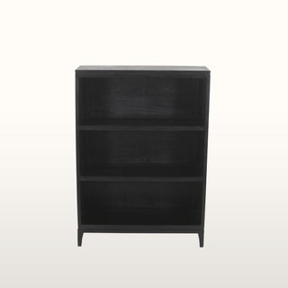 Inlay Mid Height Bookcase | Black in Furniture from Oriana B www.orianab.com