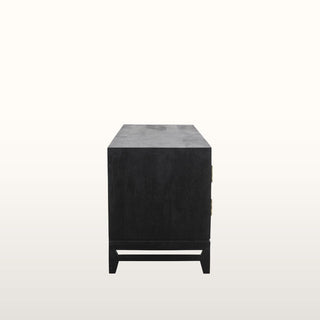 Inlay TV Cabinet | Black & Wood in Furniture from Oriana B www.orianab.com