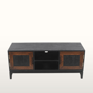 Inlay TV Cabinet | Black & Wood in Furniture from Oriana B www.orianab.com