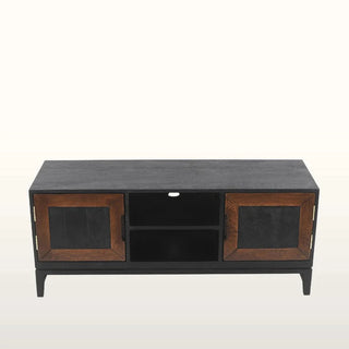 Inlay TV Cabinet | Black & Wood in Furniture from Oriana B www.orianab.com
