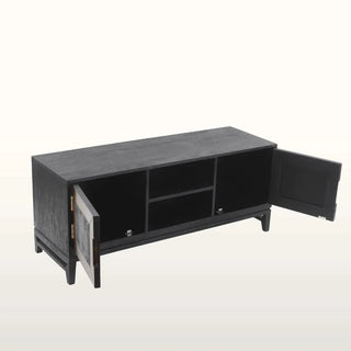 Inlay TV Cabinet | Black & Wood in Furniture from Oriana B www.orianab.com