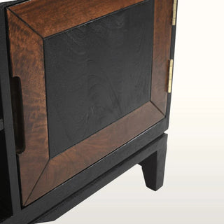 Inlay TV Cabinet | Black & Wood in Furniture from Oriana B www.orianab.com