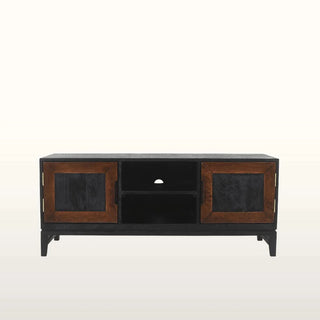 Inlay TV Cabinet | Black & Wood in Furniture from Oriana B www.orianab.com
