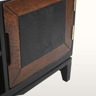 Inlay TV Cabinet | Black & Wood in Furniture from Oriana B www.orianab.com