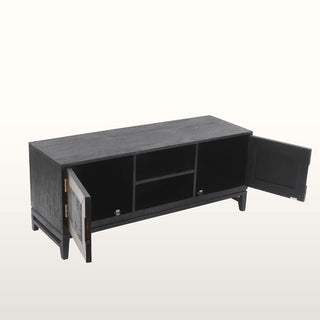 Inlay TV Cabinet | Black & Wood in Furniture from Oriana B www.orianab.com
