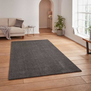 Kara Shaggy Rug | Charcoal in Homewares from Oriana B www.orianab.com