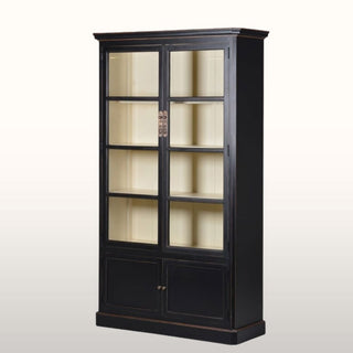 Large Black Glazed 4 Door Display Cabinet in Furniture from Oriana B www.orianab.com