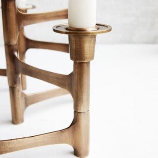 Large Brass Candle Holder in Homewares from Oriana B www.orianab.com