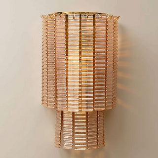 Large Cascading Glass Art Deco Wall Light in Lighting from Oriana B www.orianab.com