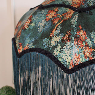 Large Floral Design Fringed Lamp Shade | Pendant & Lamp Shade in Archived from Oriana B www.orianab.com