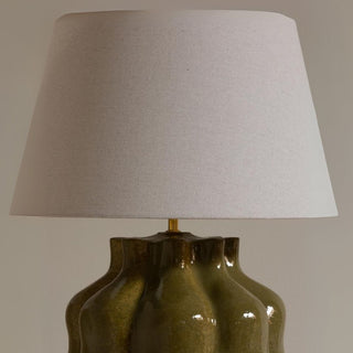 Large Green Ceramic Table Lamp in Lighting from Oriana B www.orianab.com
