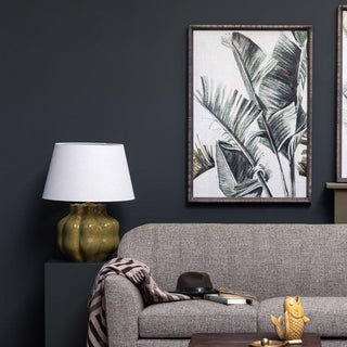 Large Green Ceramic Table Lamp in Lighting from Oriana B www.orianab.com