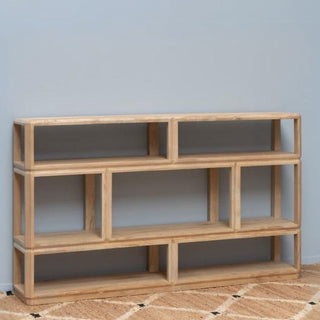 Large Sandblasted Shelving Display Console Table in Furniture from Oriana B www.orianab.com