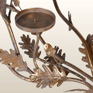 Leaf Branch Candle Holder in Christmas from Oriana B www.orianab.com