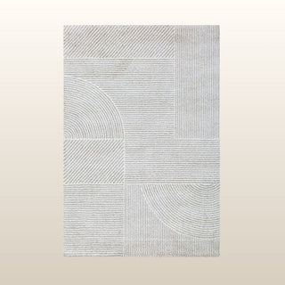 Linear Pattern Soft Pile Rug | Pale | 3 Sizes in Homewares from Oriana B www.orianab.com
