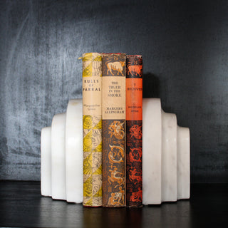 Marble Art Deco Bookends in Homewares from Oriana B www.orianab.com