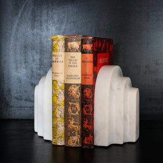 Marble Art Deco Bookends in Homewares from Oriana B www.orianab.com