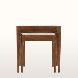 Marble Topped Side Table Nest in Furniture from Oriana B www.orianab.com