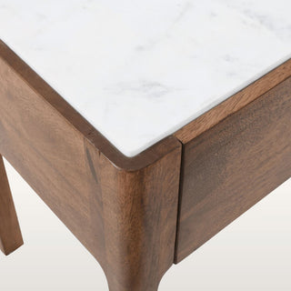Marble Topped Side Table with Drawer in Furniture from Oriana B www.orianab.com