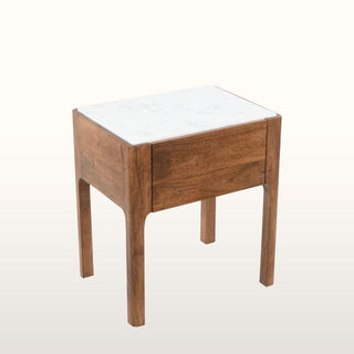 Marble Topped Side Table with Drawer in Furniture from Oriana B www.orianab.com