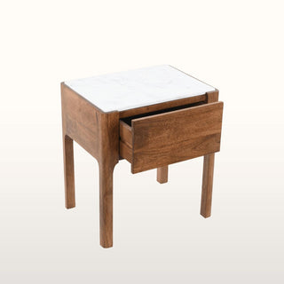 Marble Topped Side Table with Drawer in Furniture from Oriana B www.orianab.com